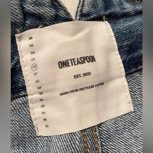 One Teaspoon | Venice Ultra High-Rise Waist Safari Pant Relaxed Jeans - Picture 8 of 14